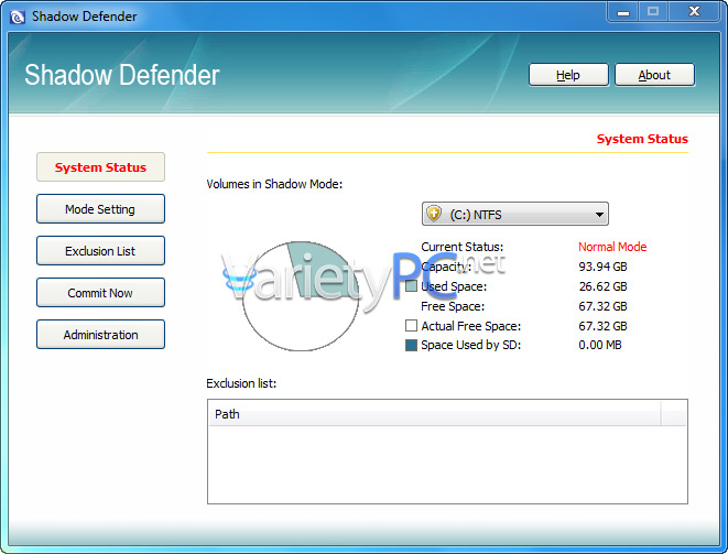 Shadow Defender ย้อนคืนระบบอัตโนมัติอย่างยืดหยุ่น