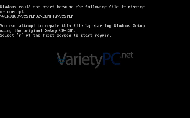 วิธีแก้ Config\System มีปัญหาเข้าวินโดวส์ไม่ได้