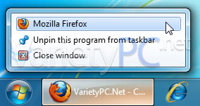 โชว์การเปิดเว็บล่าสุด Recent Category เมื่อคลิกขวา ให้ Firefox 4.0