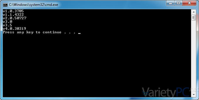 มาตรวจสอบกันง่ายๆว่า .Net Frame work เวอร์ชั่นอะไรทำงานอยู่