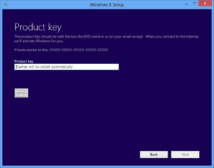 วิธีติดตั้ง Windows 8 ให้ปราศจาก License Key