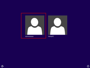 วิธีเปิด/ปิด Account Administrator บน Windows 8