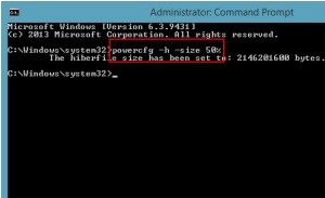 วิธีเพิ่ม/ลดขนาดไฟล์ hiberfil.sys บน Windows 8.1