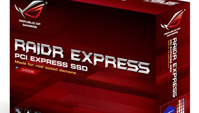 ASUS ROG RAIDR Express SSD มาตรฐานใหม่การเก็บข้อมูล