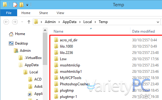 เขียนแบทช์ไฟล์ลบขยะในโฟลเดอร์ Temp ทุกครั้งที่เปิดเครื่อง