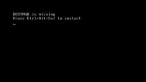 วิธีแก้ไข Bootmgr is missing Press Ctrl+Alt+Del to restart