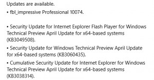Windows 10 Technical Preview Build 10074