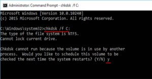 5 วิธีใช้คำสั่งเช็คดิสก์ chkdsk บน Windows 10