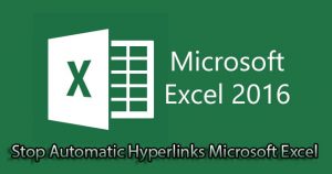 วิธีหยุดใส่ Hyperlink อัตโนมัติ ใน Microsoft Excel