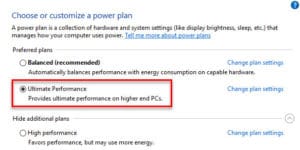วิธีเพิ่มพลัง Ultimate Performance ให้ระบบ Windows 10