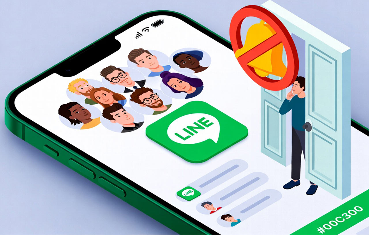 วิธีออกจากกลุ่ม LINE โดยไม่ส่งการแจ้งเตือนให้สมาชิกอื่นรู้