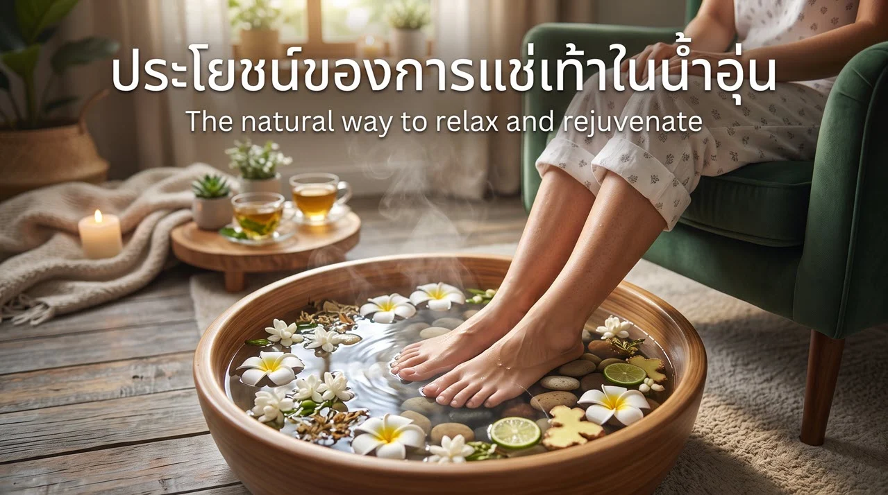 ประโยชน์ของการแช่เท้าในน้ำอุ่น ฟื้นฟูร่างกายชาวไอทีจากออฟฟิศซินโดรม