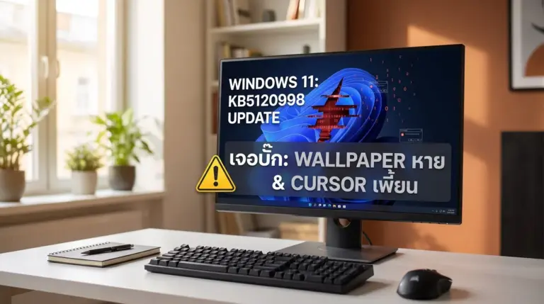 Windows 11 เจอบั๊กอัปเดต KB5120998 ส่งผล Wallpaper กลายเป็นจอดำและการตั้งค่าเมาส์เพี้ยน