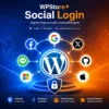 ภาพแบนเนอร์ปลั๊กอิน WPStore Social Login ของ WPStore+ ระบบเข้าสู่ระบบ WordPress ด้วยบัญชีโซเชียล